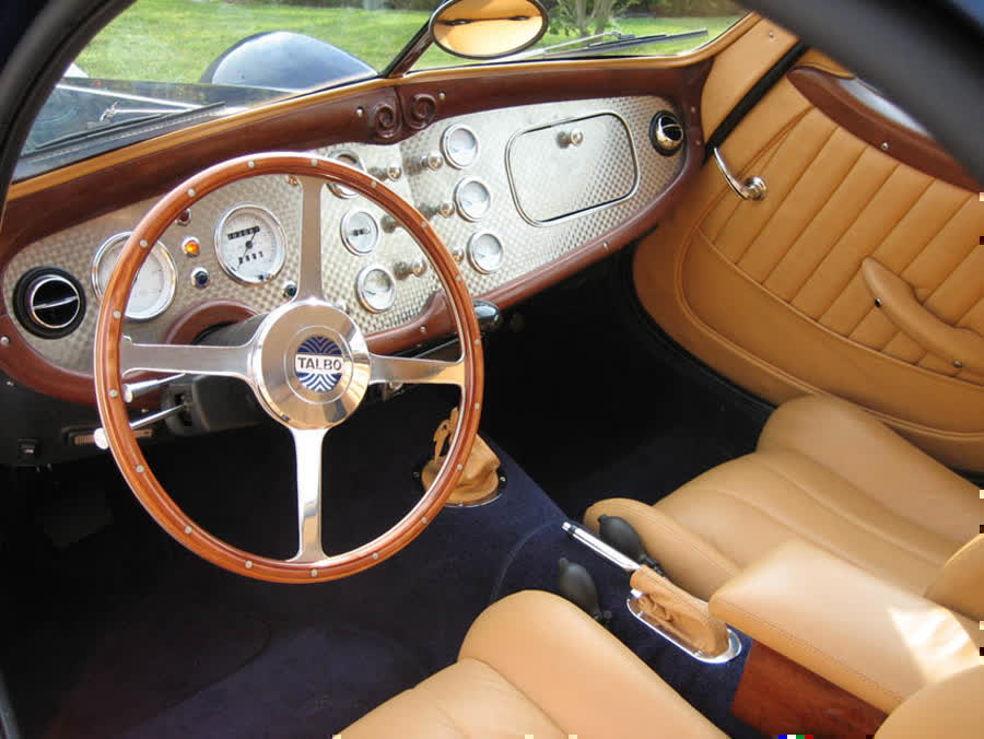 Talbot Lago t150 салон