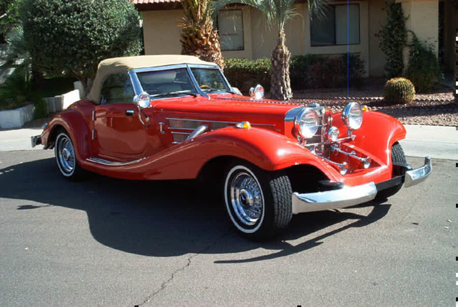 1934 Mercedes 500k replica #6